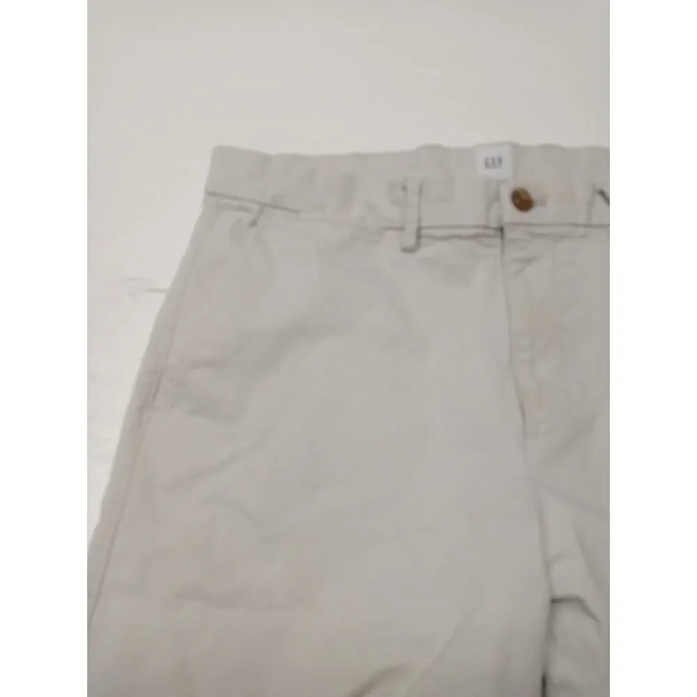 Gap 34x30 Essential Men's Khaki Straight Taper Pants Good Condition Clothing - Picture 7 of 10